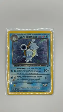 Pokemon Dark Blastoise 3/82 Team Rocket Holo Rare 70 HP Stage 2 Card English TCG - Image 1