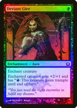Deviant Glee FOIL Return to Ravnica NM Black Common MAGIC MTG CARD ABUGames - Image 1
