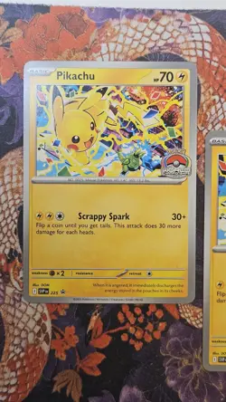 Pikachu - SVP225 - Stamped Black Star Promo World Championships 2025 NM/M Cards - Image 2