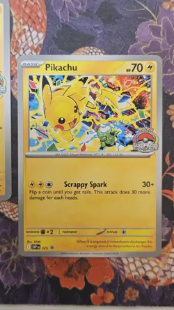 Pikachu - SVP225 - Stamped Black Star Promo World Championships 2025 NM/M Cards - Image 3