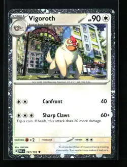 Vigoroth (Cosmos Holo) Uncommon Miscellaneous Cards & Products 161/193 NM - Image 1