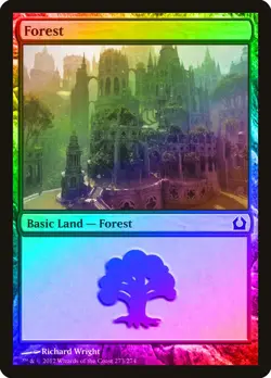 Forest (273) FOIL Return to Ravnica NM Basic Land MAGIC MTG CARD ABUGames - Image 1