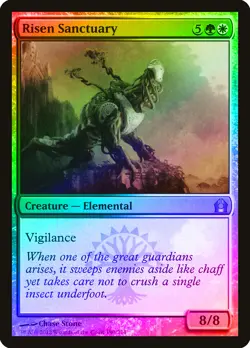 Risen Sanctuary FOIL Return to Ravnica NM White Green Uncommon CARD ABUGames - Image 1