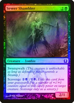 Sewer Shambler FOIL Return to Ravnica NM Black Common MAGIC MTG CARD ABUGames - Image 1
