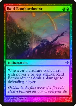Raid Bombardment FOIL Rise of the Eldrazi NM Red Common MAGIC CARD ABUGames - Image 1
