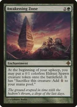 Awakening Zone Rise of the Eldrazi NM Green Rare MAGIC GATHERING CARD ABUGames - Image 1