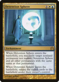 Detention Sphere Return to Ravnica NM White Blue Rare MAGIC MTG CARD ABUGames - Image 1