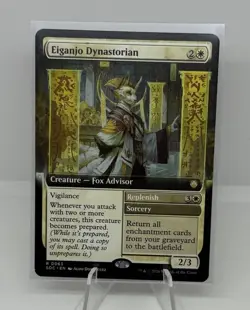 Eiganjo Dynastorian 0063 Secrets of Strixhaven Borderless MTG NM - Image 1