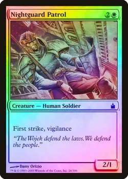 Nightguard Patrol FOIL Ravnica: City of Guilds NM White Common CARD ABUGames - Image 1