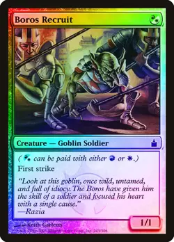 Boros Recruit FOIL Ravnica: City of Guilds NM White Red Common CARD ABUGames - Image 1