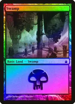 Swamp (296) FOIL Ravnica: City of Guilds NM Basic Land MAGIC MTG CARD ABUGames - Image 1
