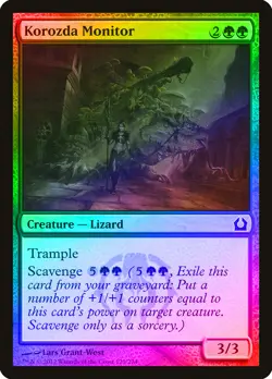 Korozda Monitor FOIL Return to Ravnica NM Green Common MAGIC MTG CARD ABUGames - Image 1