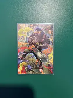 MTG Bebop, Porcine Punk #52/54 (Gold-Stamped Signature) TMNT Art Series NM - Image 2
