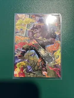MTG Bebop, Porcine Punk #52/54 (Gold-Stamped Signature) TMNT Art Series NM - Image 3