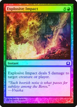 Explosive Impact FOIL Return to Ravnica NM Red Common MAGIC MTG CARD ABUGames - Image 1