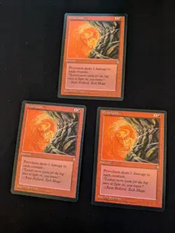 MTG 3x Pyroclasm - Ice Age - NM/LP+ - Image 1