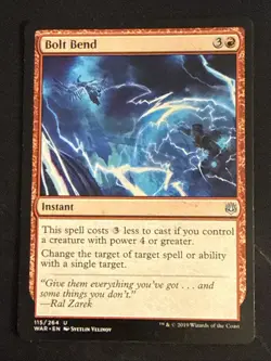 1x Bolt Bend (115) War of the Spark LP MTG Magic the Gathering x1 MKE - Image 1