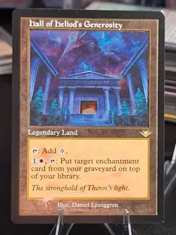 Hall of Heliod's Generosity Retro Frame Modern Horizons Etched Foil - Image 1