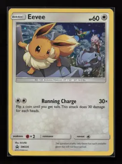 Eevee SM235 Promo SM Black Star Promos Pokemon Near Mint - Image 1