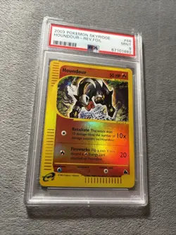 PSA 9 Houndour 66/144 #66 Reverse Holo Skyridge Pokemon Card Low Pop - Image 3