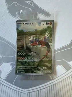 Pokemon TCG Koraidon Scartlet & Violet ETB #14 Promo Sealed - Image 1