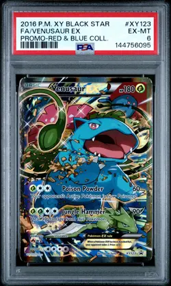 2016 Pokemon XY Promos XY123 Venusaur EX PSA 6 144756095 - Image 1