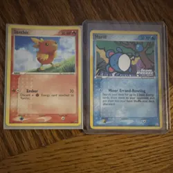 Pokemon TCG EX Team Rocket Returns Lot Torchic Marill Basic 2 Cards Nintendo - Image 1