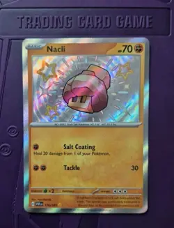 Nacli 176/091 - Pokemon Scarlet Violet Paldean Fates - Shiny Rare - NM - Image 1