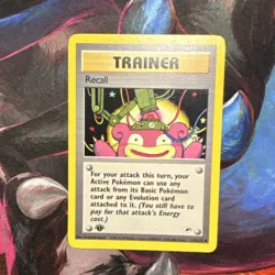 Pokemon Recall 116/132 1st Edition Trainer Gym Heroes WOTC Vintage LP - Image 1