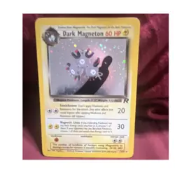Pokemon Dark Magneton Team Rocket Holo Rare 11/82 60 HP WOTC 2000 - Image 1