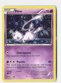 Mew - XY192 XY192 Holo Promo XY Promo Pokemon Near Mint - Image 1