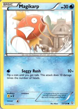 Magikarp 23/124 Dragons Exalted Pokemon Card TCG - Image 1
