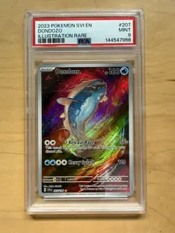 Pokemon Dondozo 207/198 SV01 S&V Illustration Rare Holo - MINT PSA 9 - Image 1