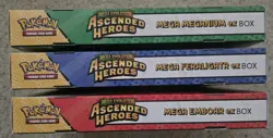 Pokemon Mega Evolution Ascended Heroes Ex Box Set of 3 Factory Sealed - Image 4