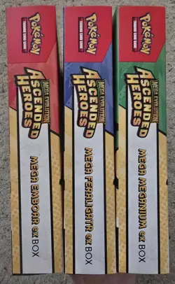 Pokemon Mega Evolution Ascended Heroes Ex Box Set of 3 Factory Sealed - Image 5