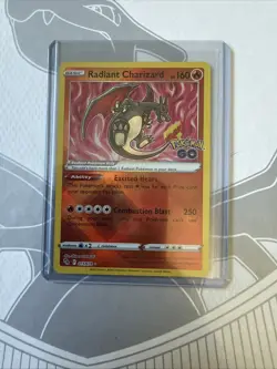 Pokemon TCG Radiant Charizard 011/078 Pokemon Go Ultra Rare - Image 1