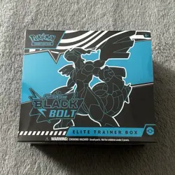 Pokemon Elite Trainer Box Scarlet & Violet Black Bolt Zekrom English - Image 1