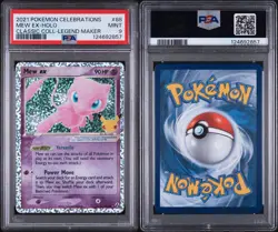 2021 POKEMON CELEBRATIONS CLASSIC COLLECTIONMEW EX-HOLO 88 | PSA 9 - Image 3