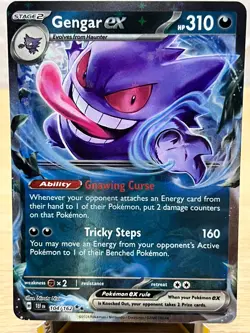 Temporal Forces Gengar ex 104/162 Double Rare Pokemon NM/M - Image 1