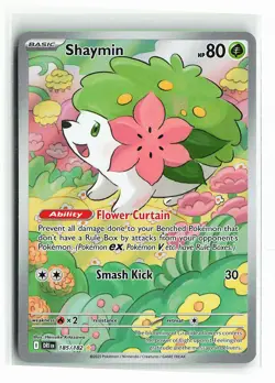 Pokemon Destined Rivals #185/182 Shaymin Illustration Rare - Image 1
