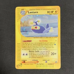 Pokemon Lanturn H15/H32 Aquapolis Holo Rare Stage 1 80 HP 2002 English - Image 1