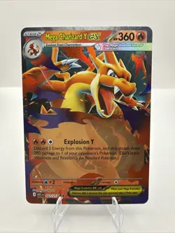 Mega Charizard Y EX 22/217 Ascended Heroes Double Rare Holo Pokemon TCG 2026 NM - Image 1