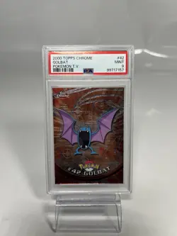 2000 Topps Chrome Pokemon HOLO #42 GOLBAT PSA 9 - Image 1