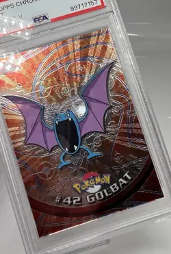 2000 Topps Chrome Pokemon HOLO #42 GOLBAT PSA 9 - Image 2