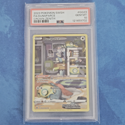 💎 2023 Pokemon PSA 10 Dunsparce #GG23 Full Art Crown Zenith English GEM MINT 💎 - Image 5
