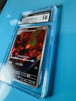 CGC 10 GEM MINT Scizor AR 116/108 Ruler of the Black Flame Japanese Pokemon - Image 2