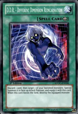 D.D.R. - Different Dimension Reincarnation - 1st Ed. SDDC-EN034 - MP - YuGiOh - Image 1