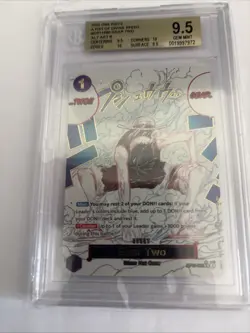 ☠🏴‍☠🔥One Piece A Fist Of Divine Speed - Gear Two Alt Art OP11-080 BGS 9.5 💎 - Image 1
