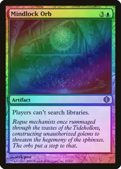 Mindlock Orb FOIL Shards of Alara PLD Artifact Blue Rare MAGIC CARD ABUGames - Image 1