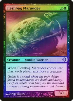 Fleshbag Marauder FOIL Shards of Alara HEAVILY PLD Black Uncommon CARD ABUGames - Image 1